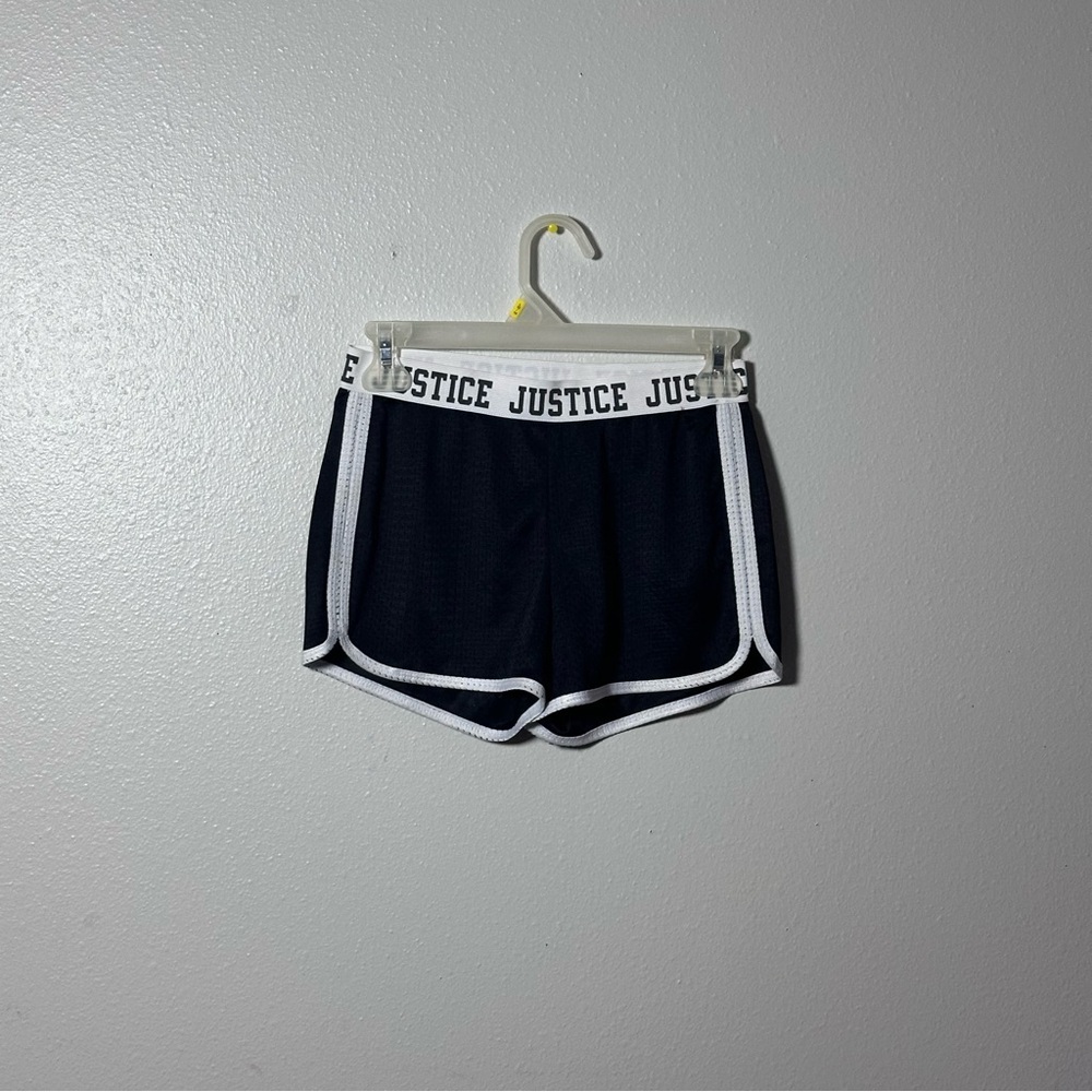 Justice Kids Girls Casual‎ Black Elastic Waist Shorts size 12.